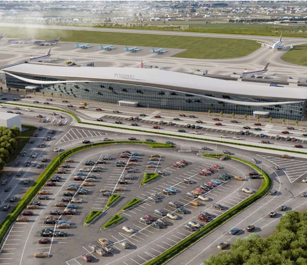 Reconstruction of the international/domestic airline terminal complex of the international airport