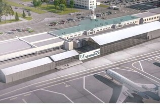 Reconstruction of  Airport International Lines Terminal in Chelyabinsk