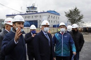Вице-премьер оценил масштабы и темпы строительства аэропорта в Кемерово