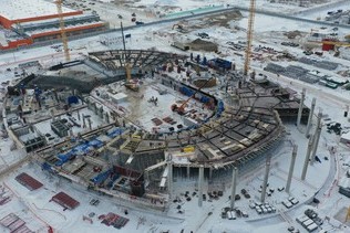 Обязательства по обеспечению уровня технической готовности объекта “Арена” Омск в 2020 году выполнены