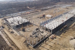 Monolithic works at the Chernyakhovsk site are 80% complete