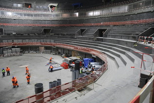 Governor of the Omsk region Alexander Burkov visited the construction site of the Arena