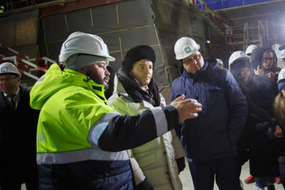 The Governor of the Yamalo-Nenets Autonomous District visited the construction of the terminal in Novy Urengoy