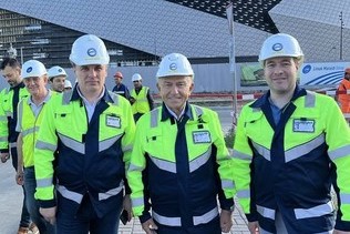 Limak Holding and LMS management inspected the construction of the G-Drive Arena in Omsk