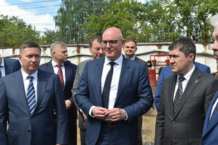Russian Deputy Prime Minister Chernyshenko visited the construction of an art gallery in Perm