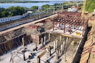 LMS began construction of the frame of the new building of the Perm Gallery