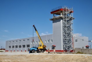 Динамика строительства АСС аэропорта Новый Уренгой
