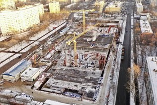 The overall readiness of the Kuzminki Mall has reached 15%
