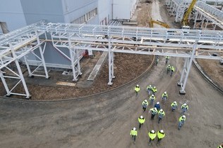 LMS смонтировал более 4 844 тонн металлоконструкций в Черняховске