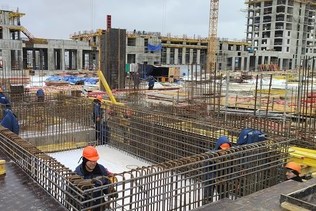 ЛМС смонтировал 6140 тонн арматуры на строительстве ЖК «Остров» в Москве