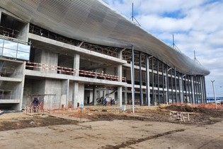 Finishing works have begun in the new building of Voronezh Airport