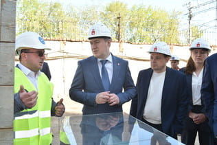 Губернатор проверил ход строительства Пермской художественной галереи