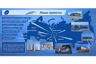 География проектов ЛМС в России