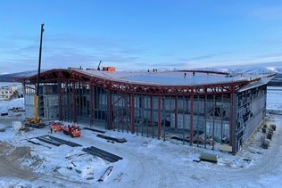 Dynamics of construction of the new Magadan AVC in March