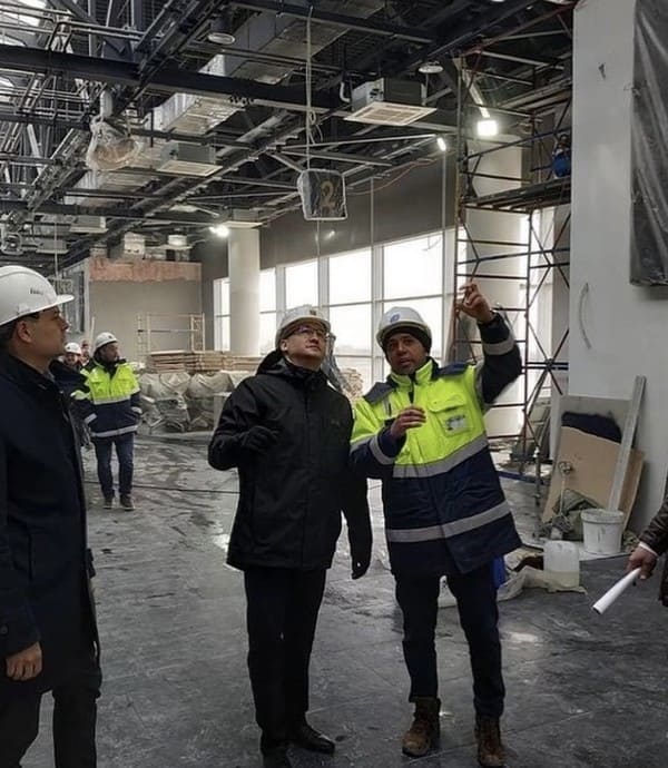 Construction site of Kemerovo airport was visited by Deputy Governor of Kuzbass Andrey Panov-photo-2