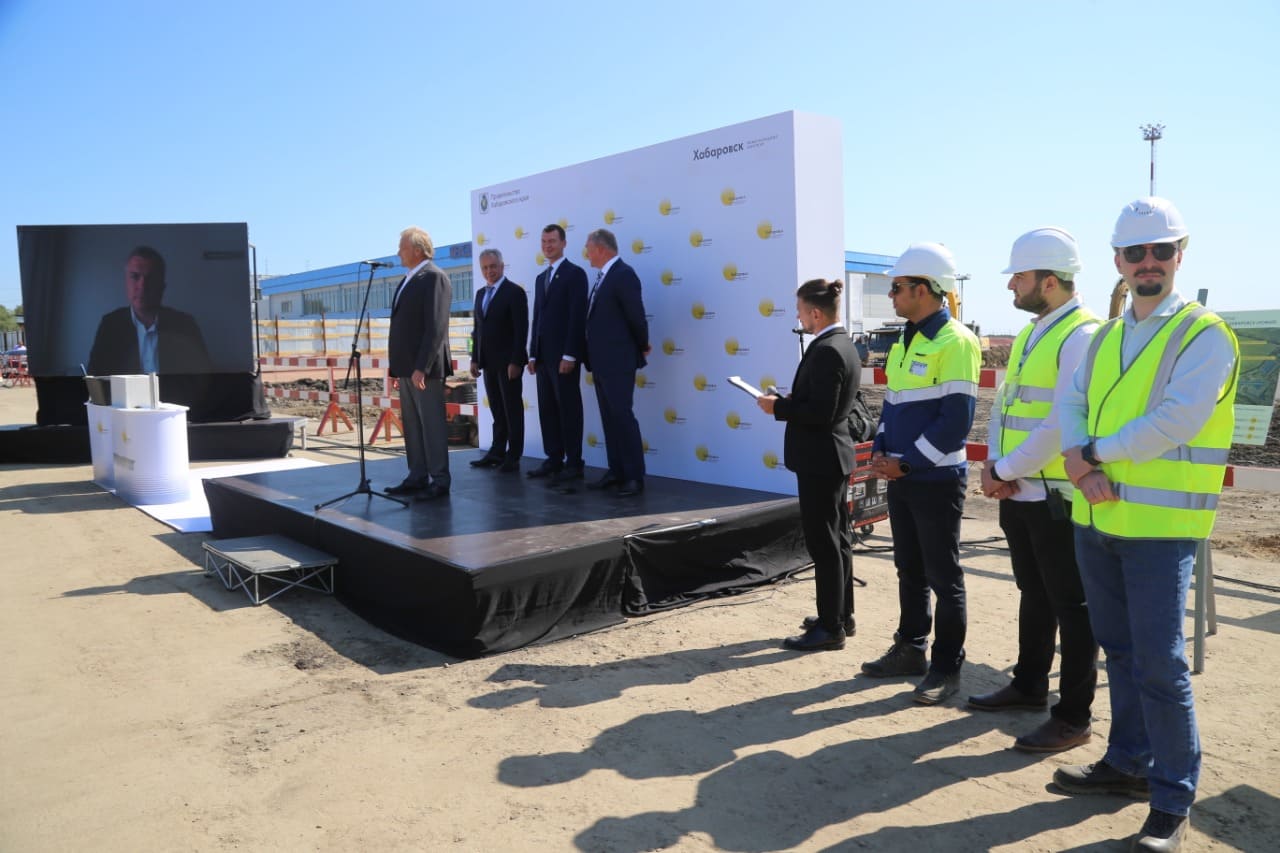 Construction of a new passenger terminal for international airlines has begun at Khabarovsk airport. The solemn ceremony of laying a commemorative capsule took place-photo-1