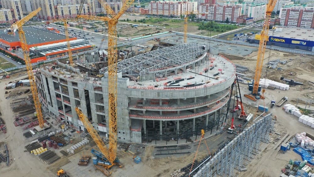Dynamics of construction of the sports complex Arena-Omsk-photo-2