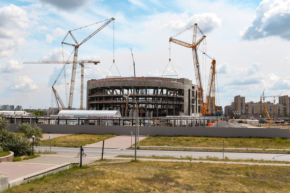 Dynamics of construction of the sports complex Arena-Omsk-photo-7