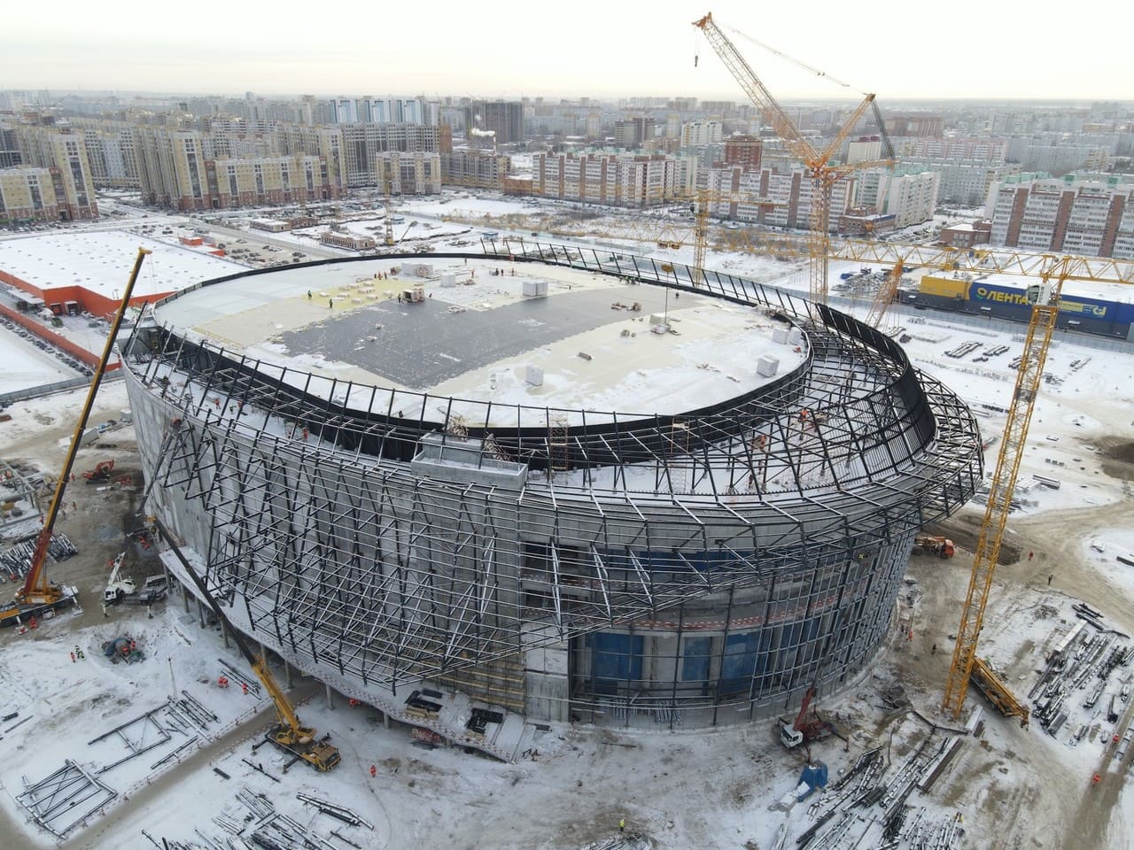 Arena Omsk: construction results in November-photo-1
