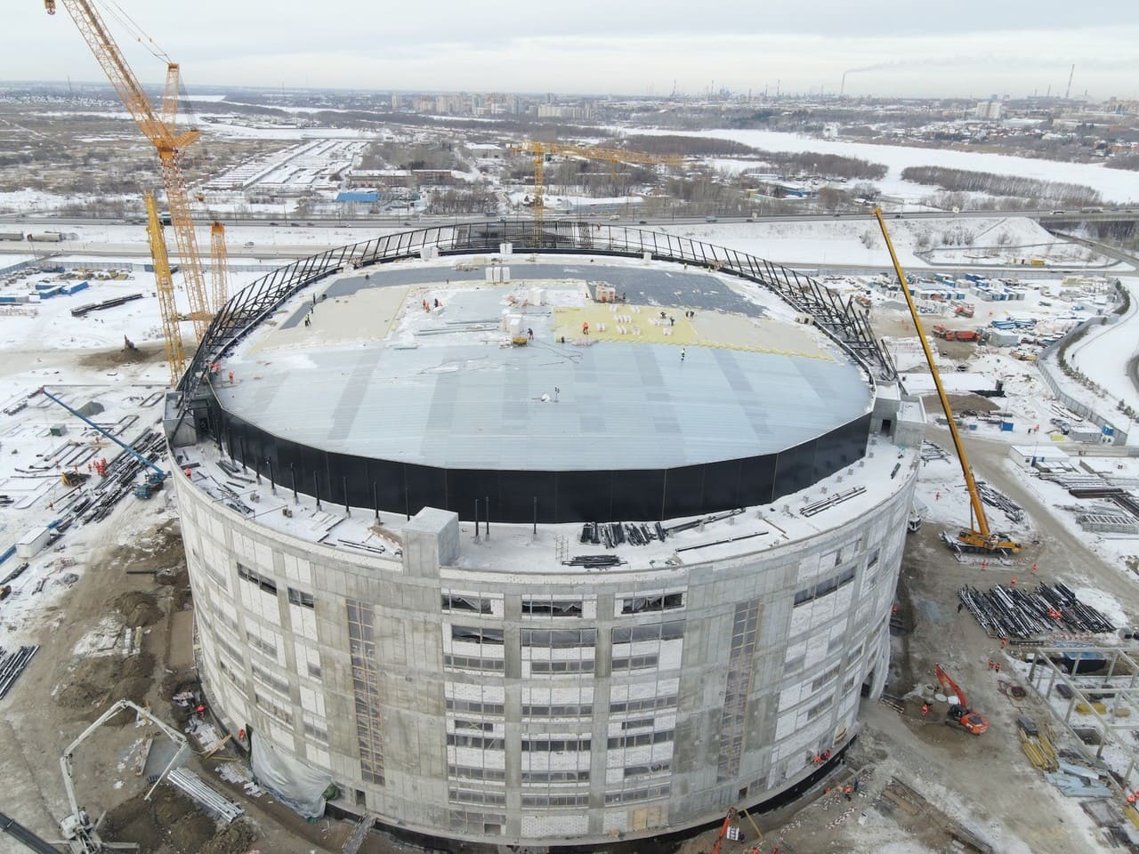 Arena Omsk: construction results in November-photo-2