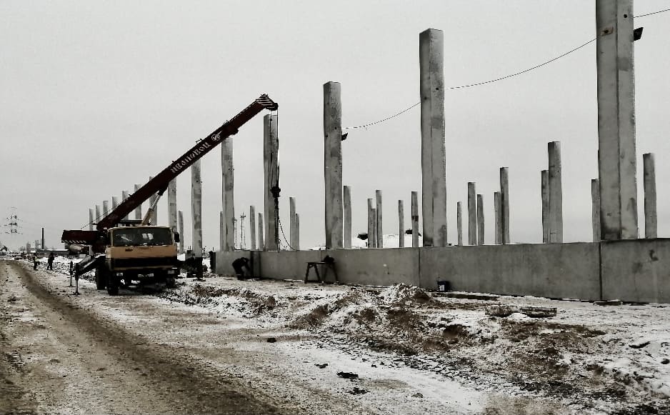 Actual construction work at the Industrial complex in Chernyakhovsk-photo-3