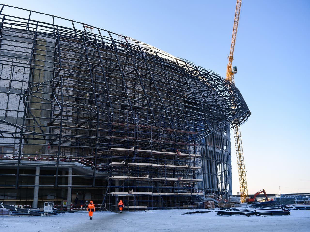 The technical readiness of the Arena Omsk is 50%-photo-2
