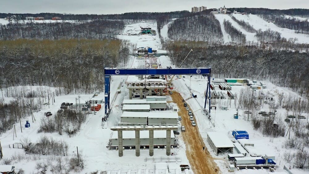 Start of thrusting the bridge over the Ufa River at the Eastern Exit-photo-6