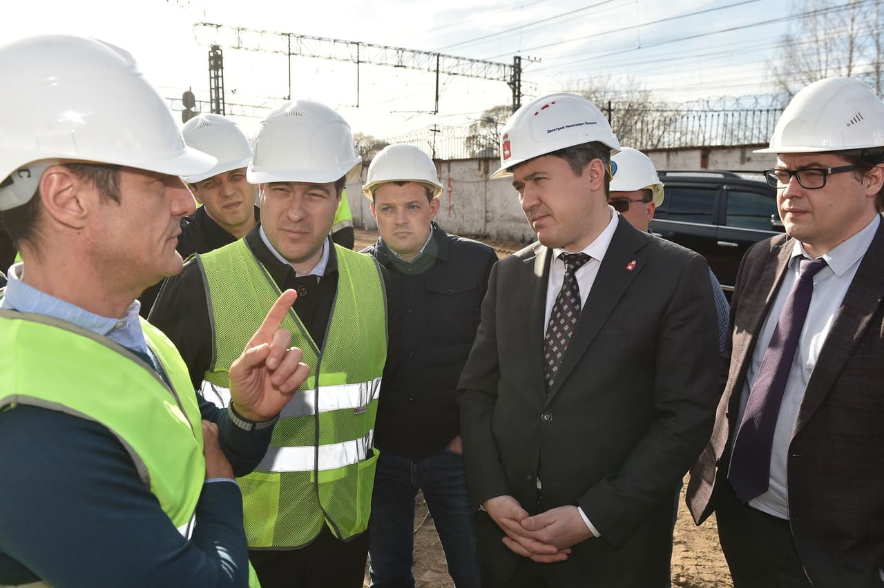 Губернатор Пермского края посетил стройплощадку Галереи-photo-1