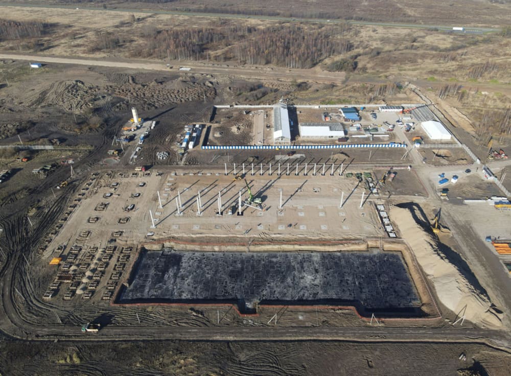 Update from the construction site of the new wafer and solar cell factory Chernyakhovsk-photo-2
