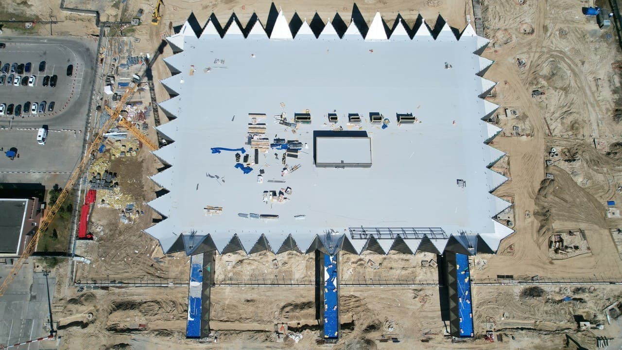 Динамика строительства терминала аэропорта Новый Уренгой в мае-photo-4