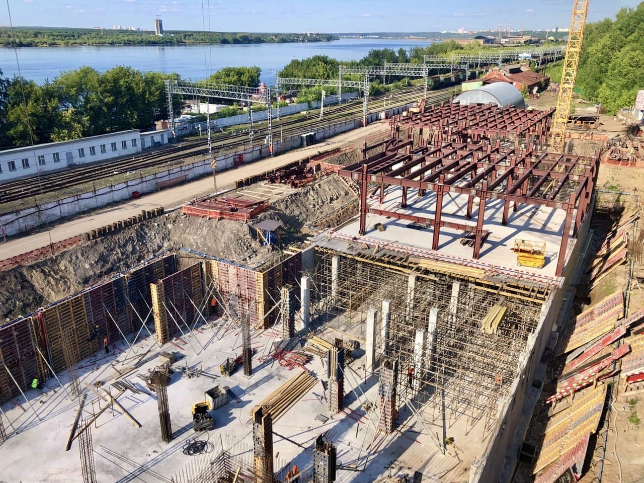 LMS began construction of the frame of the new building of the Perm Gallery-photo-2