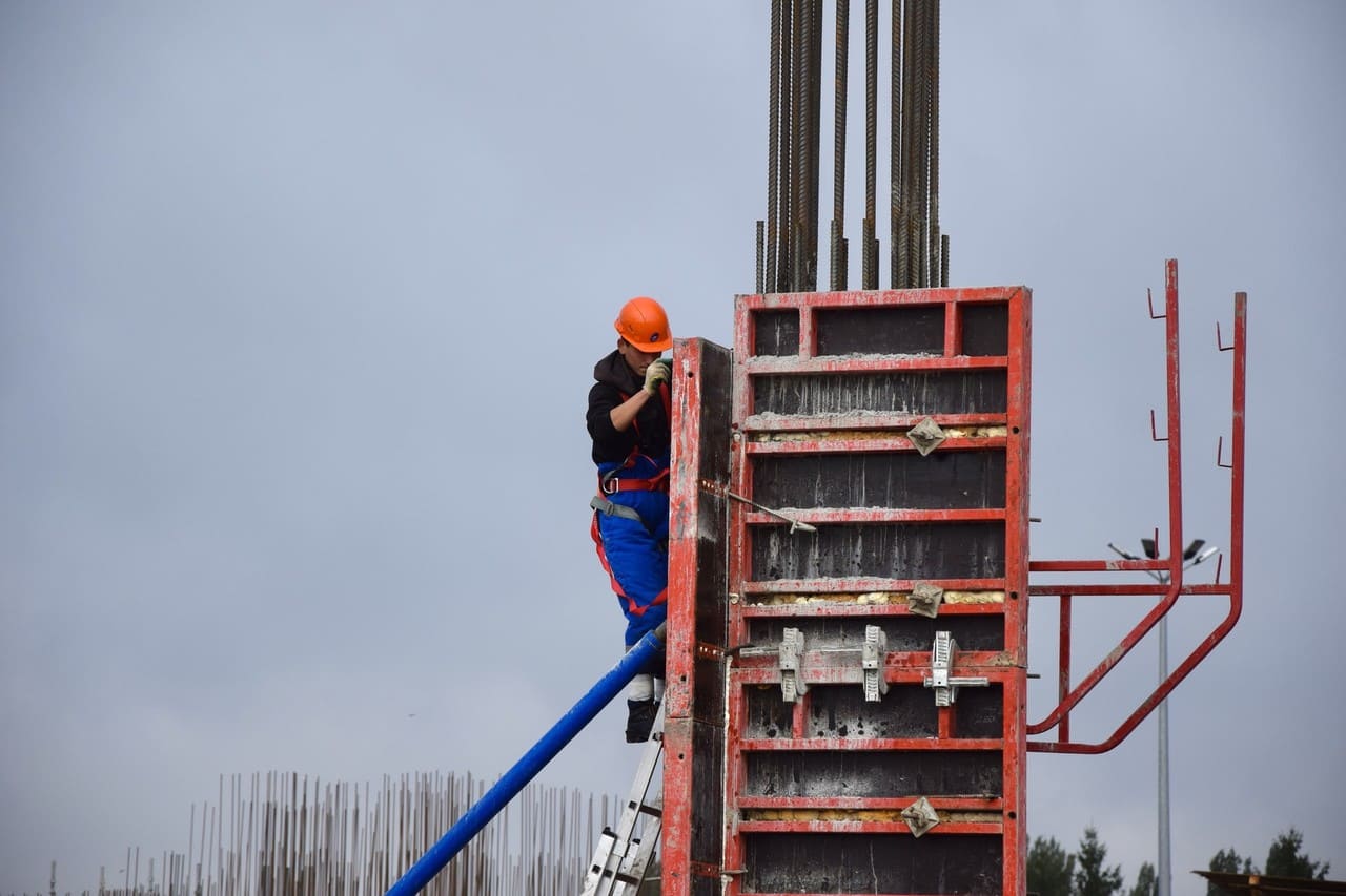 The reinforcement of the frame of the future Voronezh Airport terminal continues-photo-1