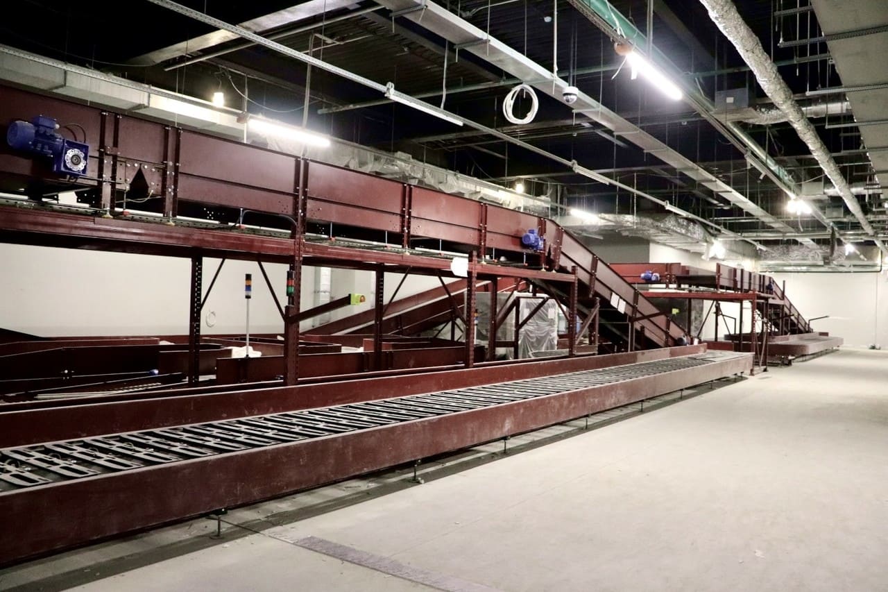 LMS installed the baggage handling system at Novy Urengoy Airport Terminal-photo-2