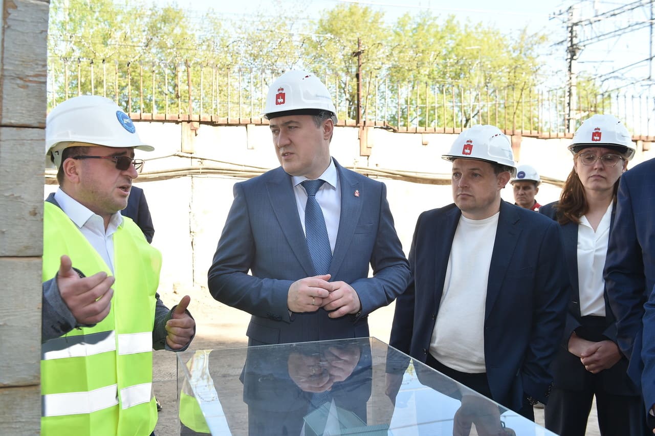 The governor checked the progress of construction of the Perm Art Gallery-photo-1