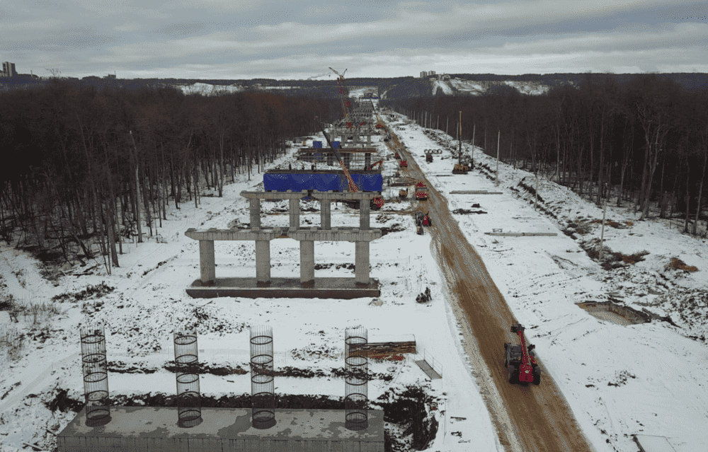 CONSTRUCTION OF THE EASTERN EXIT TO THE FEDERAL HIGHWAY M-5 URAL - photo29