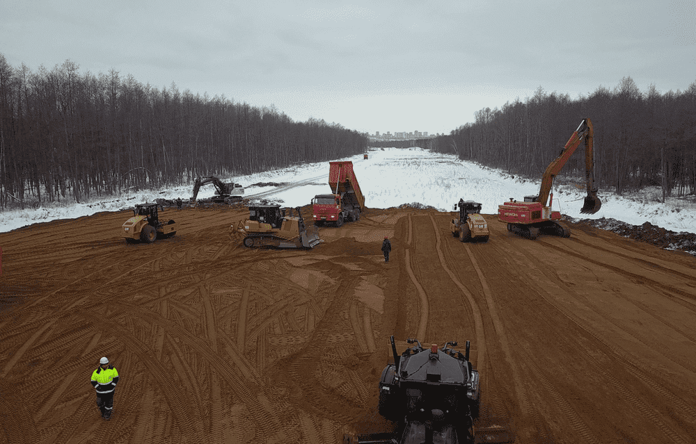 Строительство восточного выезда на федеральную трассу М-5 Урал - photo38