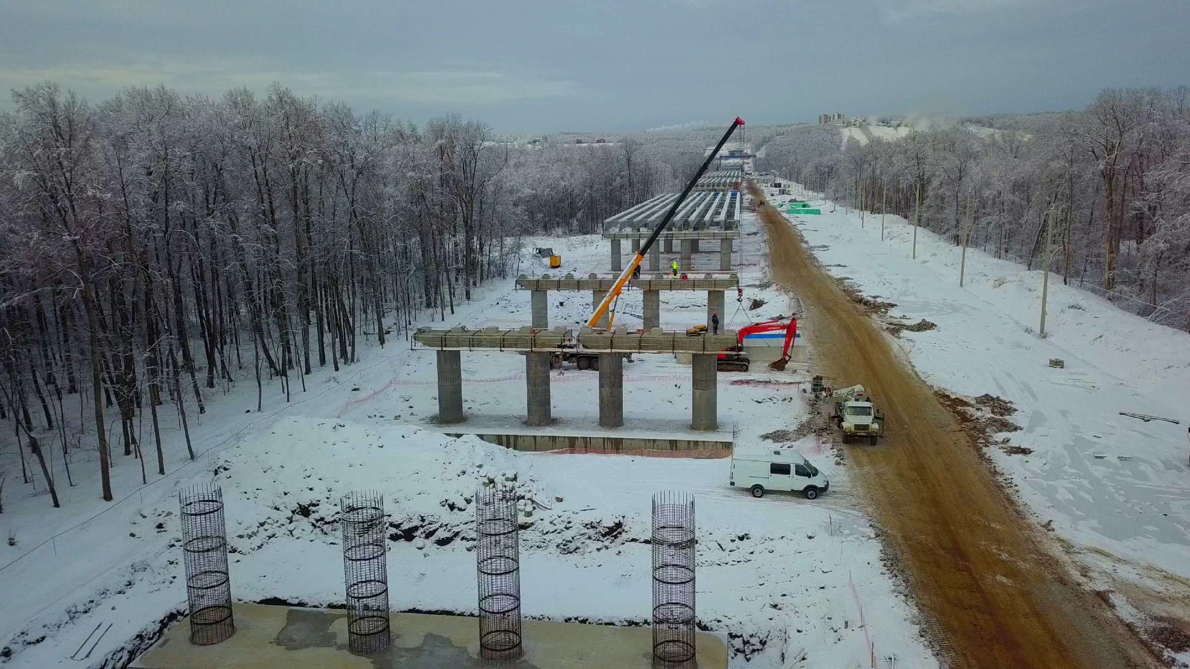 CONSTRUCTION OF THE EASTERN EXIT TO THE FEDERAL HIGHWAY M-5 URAL - photo36