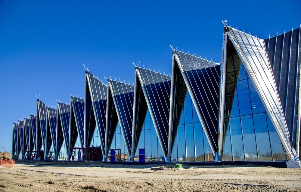 A new passenger terminal at the Novy Urengoy airport (NUX)