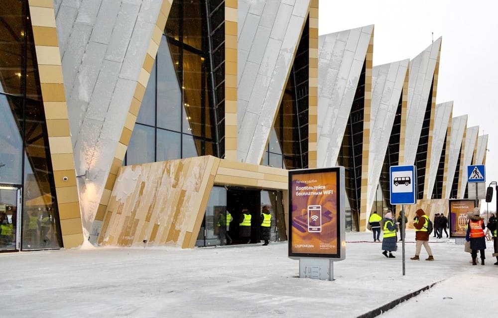 A new passenger terminal at the Novy Urengoy airport (NUX)