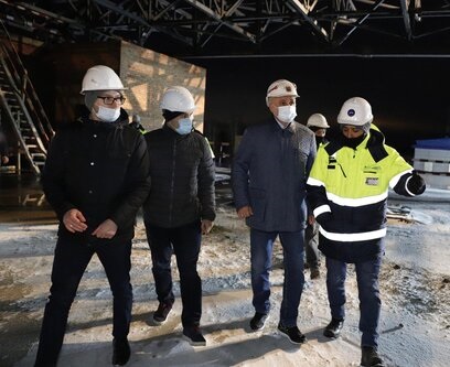 THE GOVERNOR OF KUZBASS VISITED THE CONSTRUCTION SITE - Photo 1