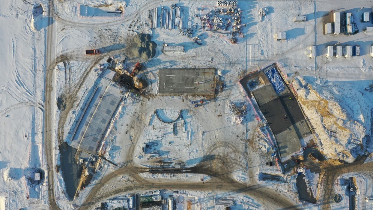Фотоотчёт строительства Арены Омск в декабре - Фото 8
