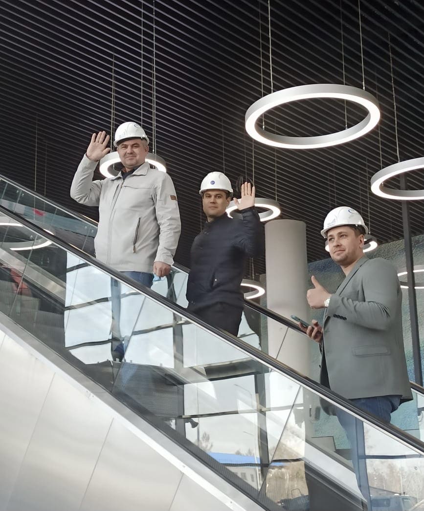 Vyacheslav Telegin visited the construction site of the Airport - Photo 1