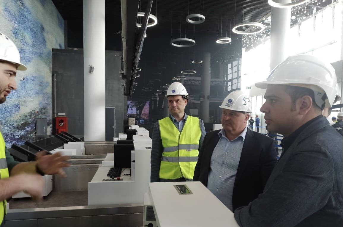 Vyacheslav Telegin visited the construction site of the Airport - Photo 2