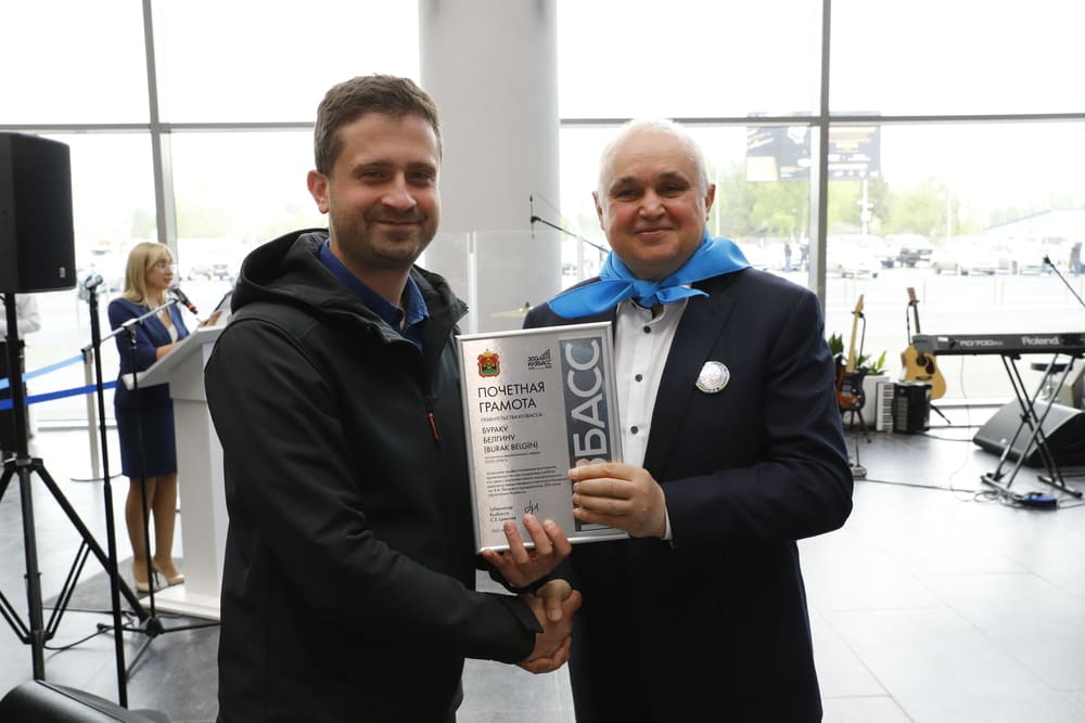 Employees Merited Award for construction Kemerovo New Airport